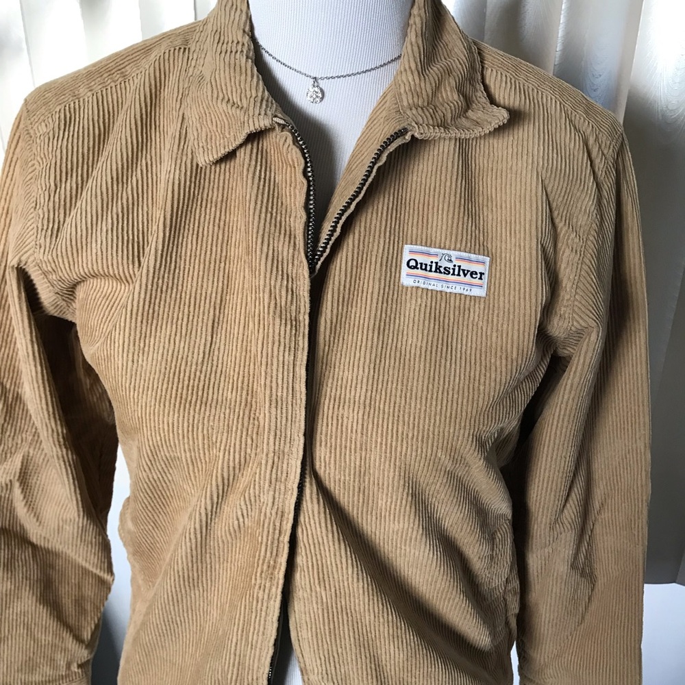 Quicksilver corduroy jacket- medium size